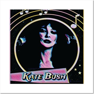 Kate Bush /// Retro Faded Style Fan Art Design Posters and Art